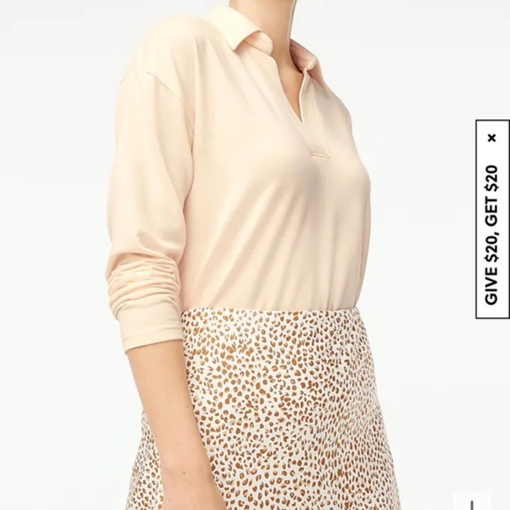 J. Crew Soft Terry Polo Shirt